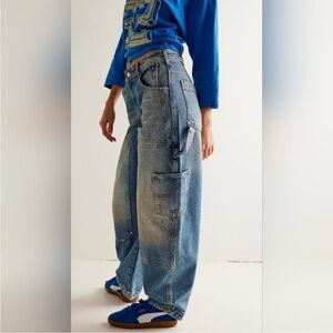 NWT We The Free Loren Carpenter Barrel Jeans